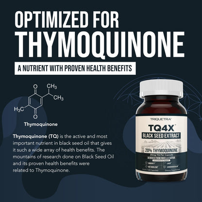 Triquetra Health TQ-Advanced 4X capsules with clean filler free ingredients list