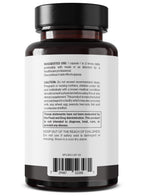 NutraChamps black seed oil bottle displayed with natural black cumin seeds