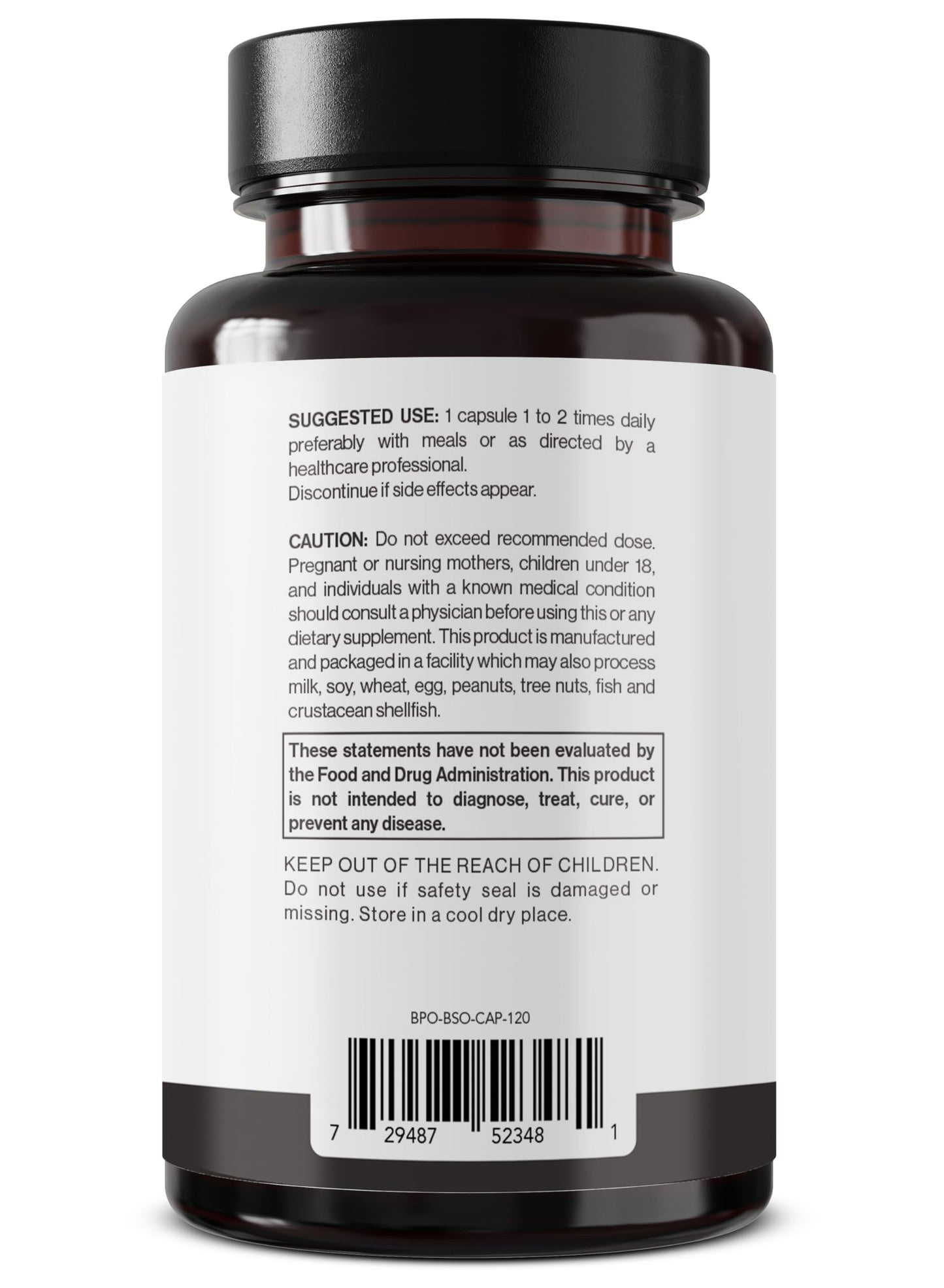 Better Place Organics maximum strength immunity supplement bottle highlighting the expiration date on the base.