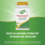 Authentic imported USA vitamin B3 capsules showing vegan and gluten free certifications