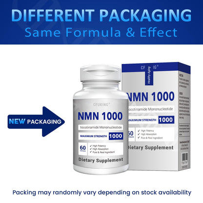 Cfuking Nmn 1000mg bottle packaging details