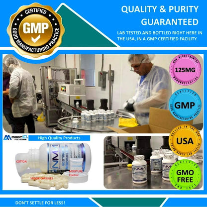 Authentic USA imported MAAC10 NMN pure pharmaceutical grade capsules.