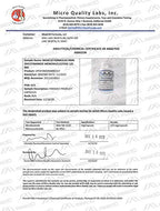 Premium anti aging NMN capsules by MAAC10 Formulas showing product details.