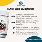 Amazing Herbs whole spectrum black cumin seed bottle side angle