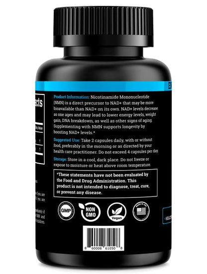Black Forest NAD supplement with BioPerine absorption enhancer