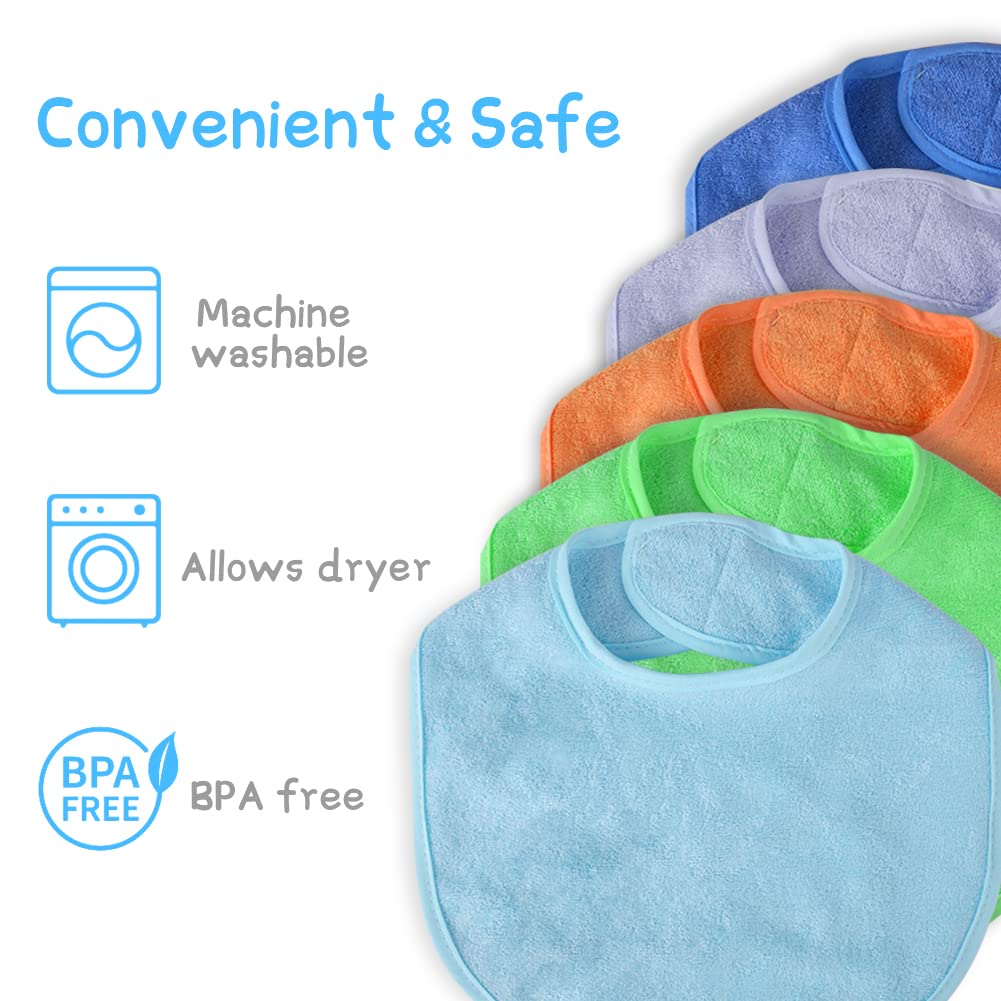 Vicloon baby bib hook and loop velcro detail