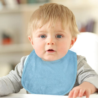 Vicloon absorbent cotton bib reverse side view