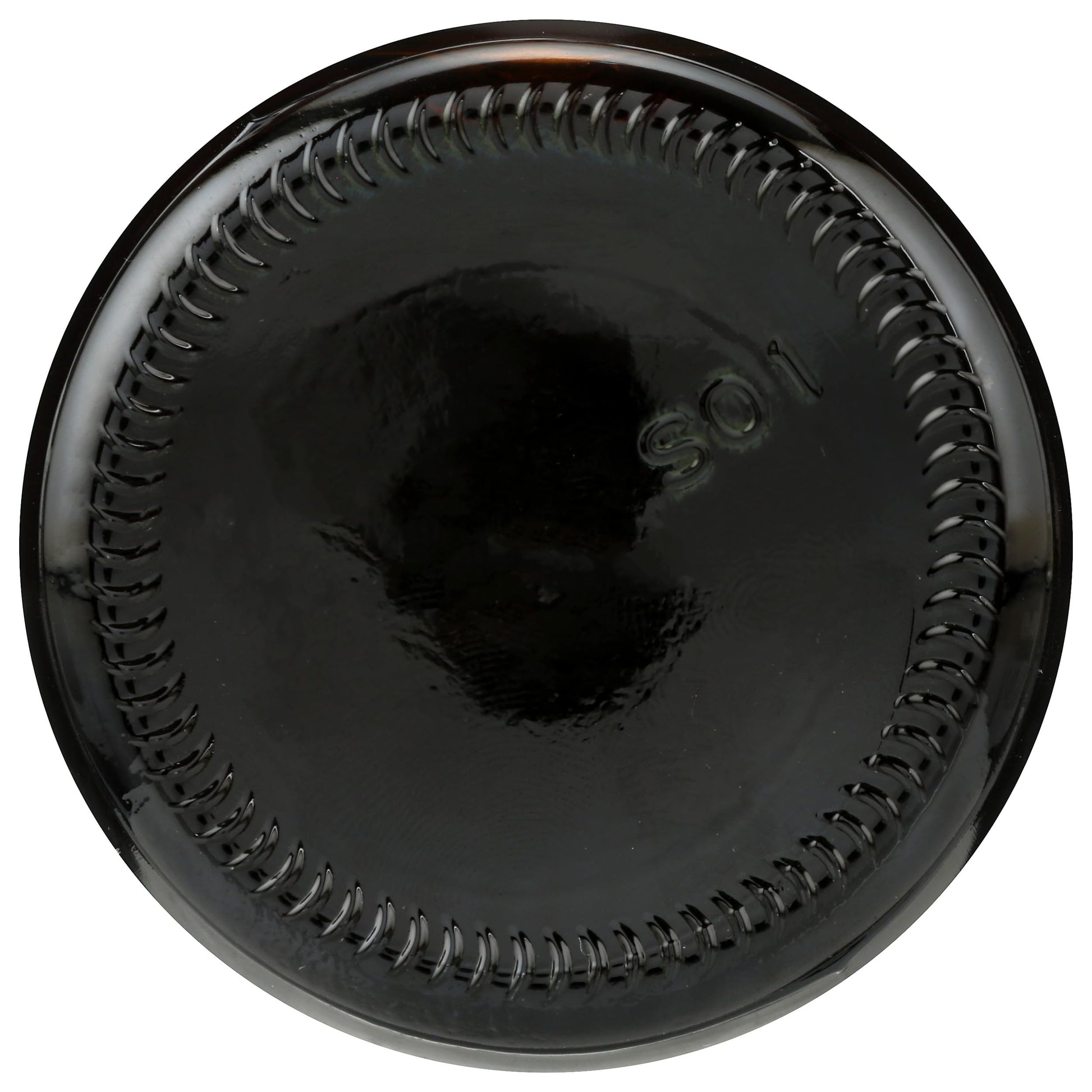 Close up of the product nozzle and glass container showing premium secure packaging