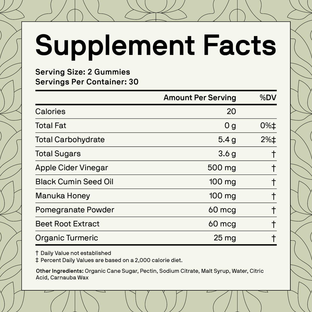 Nutriissa organic wellness gummies lifestyle product presentation