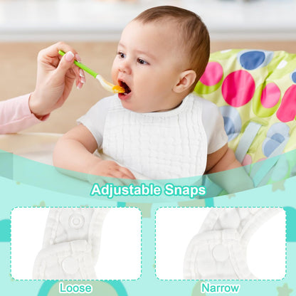 Accmor soft cotton bandana bibs for infants