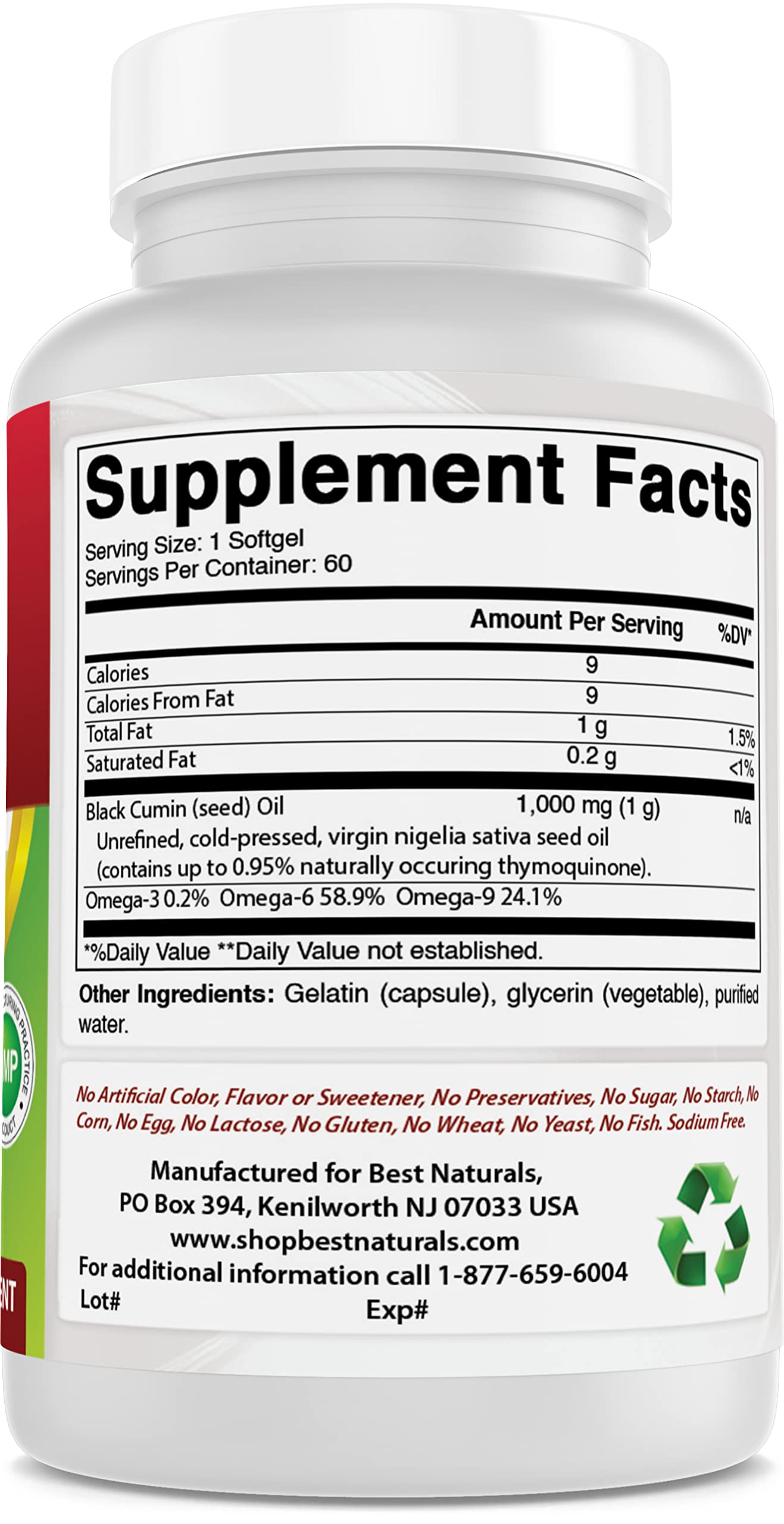 Two pack bundle of Best Naturals Black Seed Oil dietary softgels for antioxidant support.