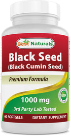 Best Naturals cold-pressed black seed oil product packaging lifestyle layout