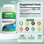 Best Naturals supplement capsule bottle nutrition label