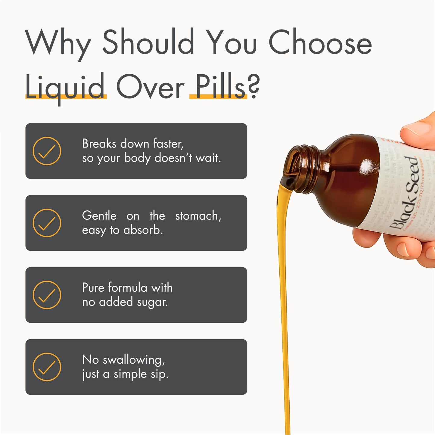 Adalin premium series cold pressed liquid supplement for immune defense