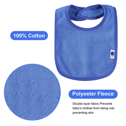 Nvatorfox baby bibs showing snap fastener closure detail