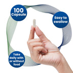 Close up look of Genex Formulas non GMO gluten free nicotinamide 100 capsules bottle