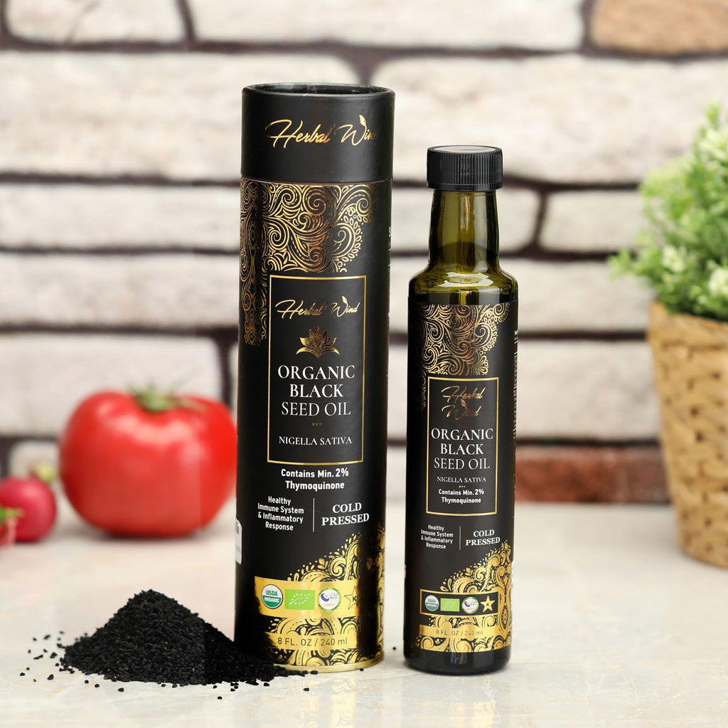 Herbal Wind Black Seed Oil full range product display