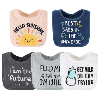 The Peanutshell unisex baby bib set for feeding