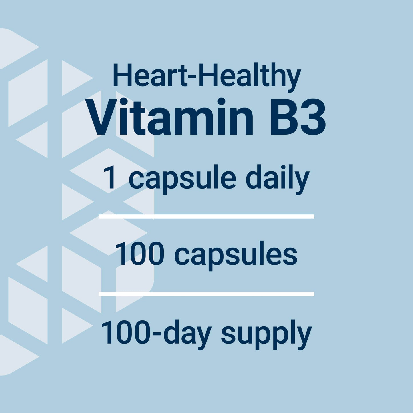 Gluten free premium niacin 500 milligrams dietary supplement for heart health