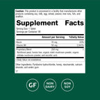 Standard Process Vitamin B6 and Niacin supplement facts panel displaying nutritional ingredients