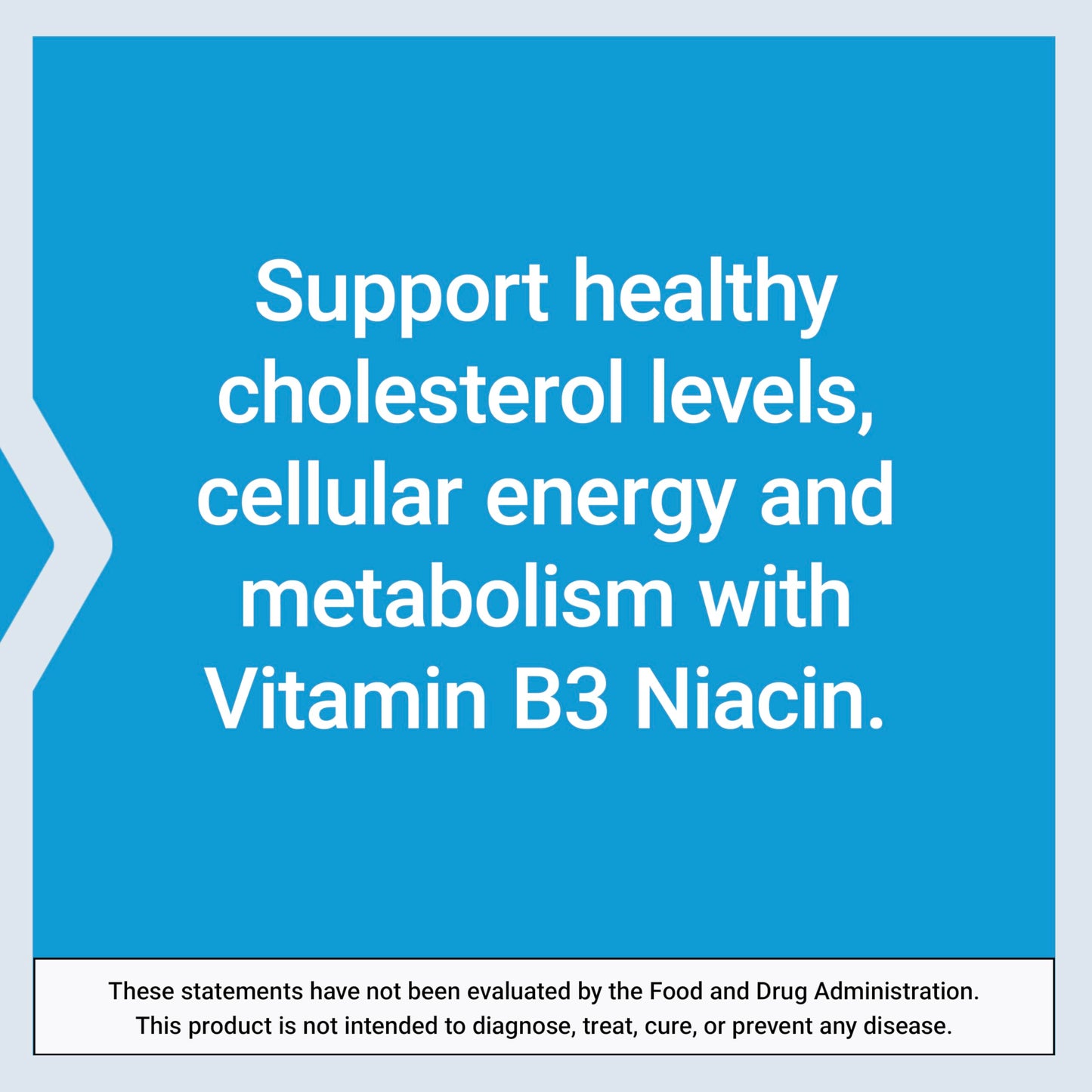 Life Extension cardiovascular support vitamin B3 container on clean background