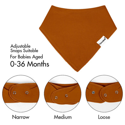 Unisex solid color baby bandana bibs assortment
