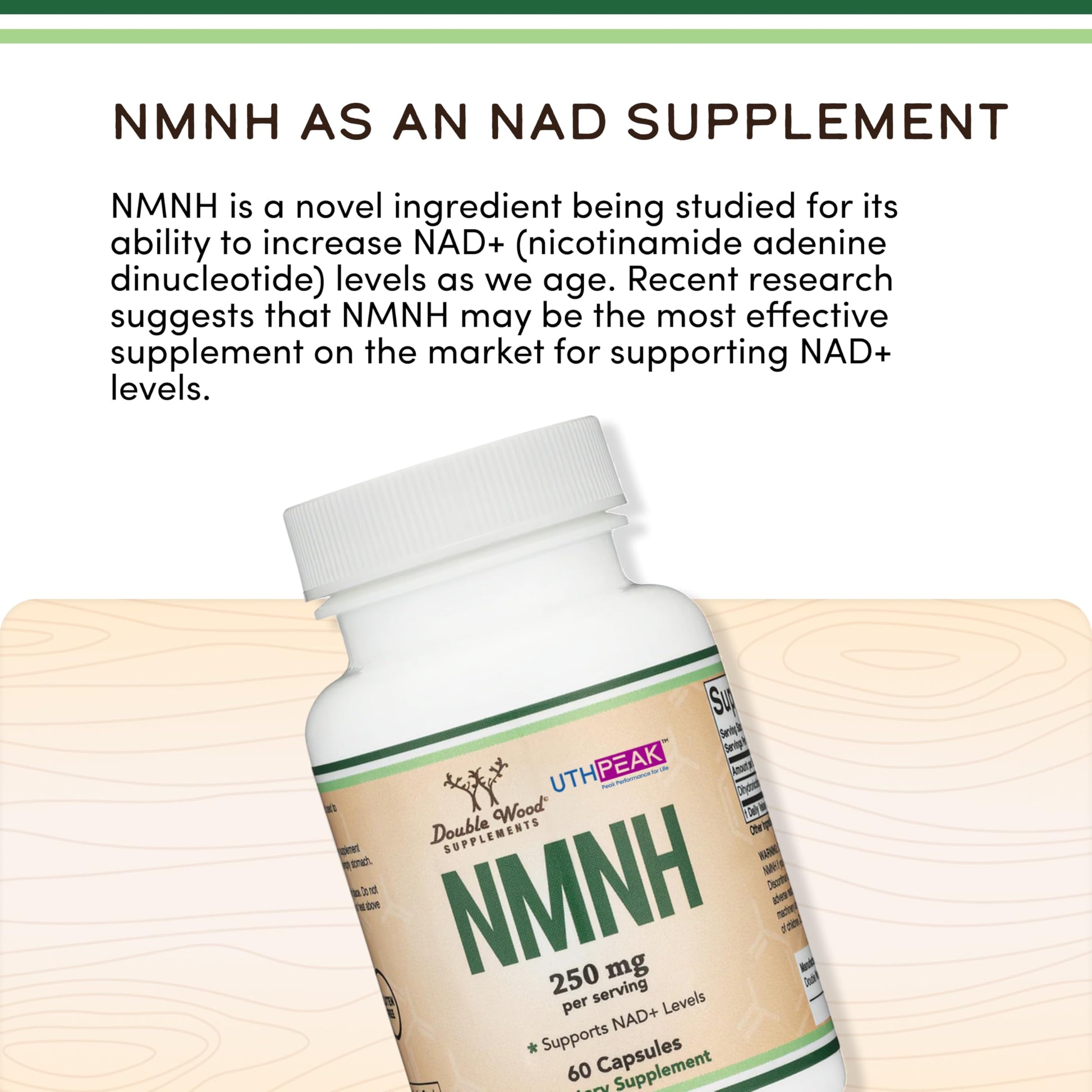 Premium quality non GMO vegan safe anti aging capsules supplement packaging overview