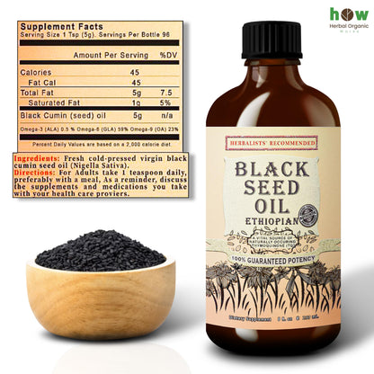 Herbal Organic Works Nigella sativa oil for hair and skin nourishment