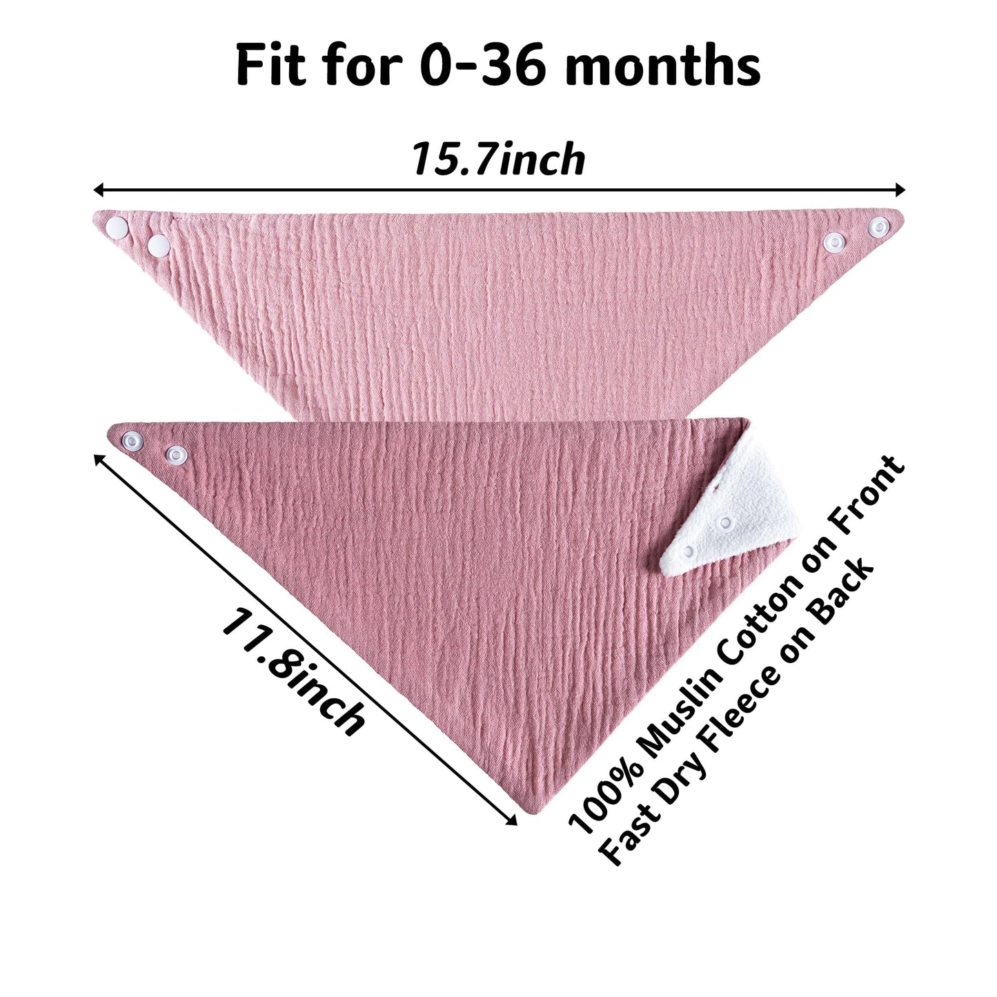 Kewlife Gift 6-pack baby bibs packaging for infants