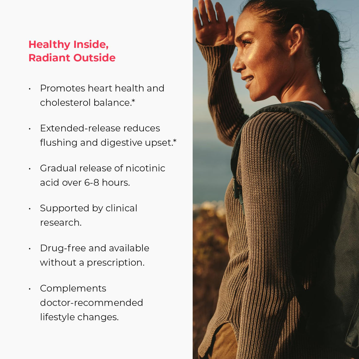 Close up of Endur Acin extended release wax matrix tablet showing allergen free dietary supplement details
