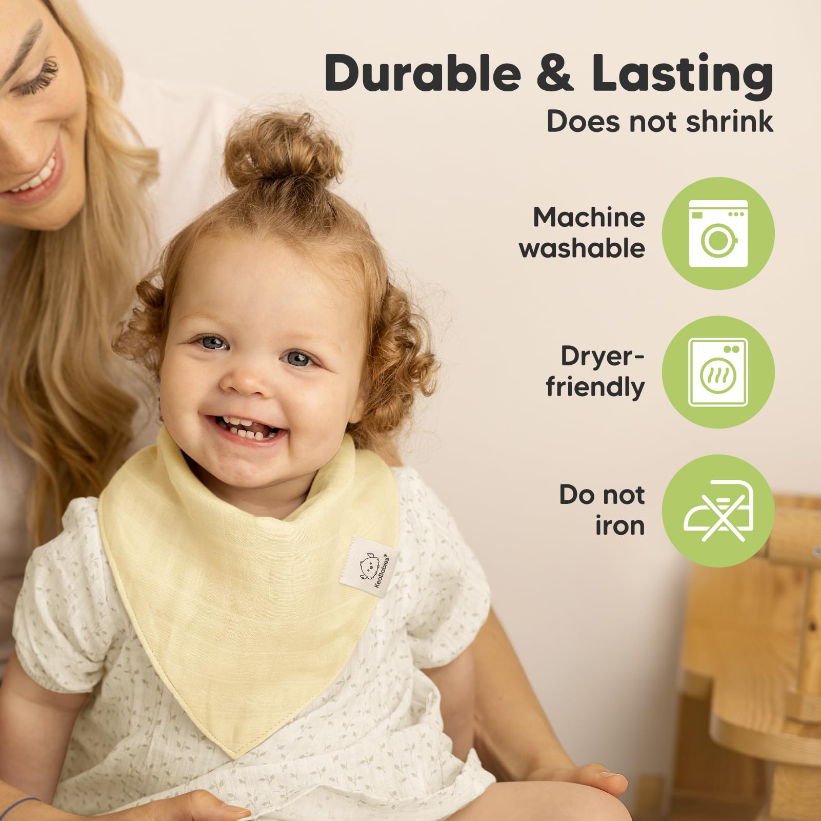 KeaBabies Mirage collection 8-piece drool bib set