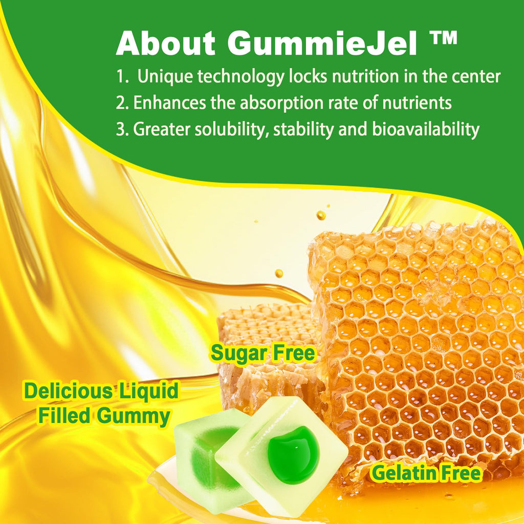 EnvyCure 60 count gummy bottle lifestyle arrangement