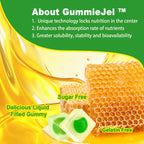 EnvyCure 60 count gummy bottle lifestyle arrangement