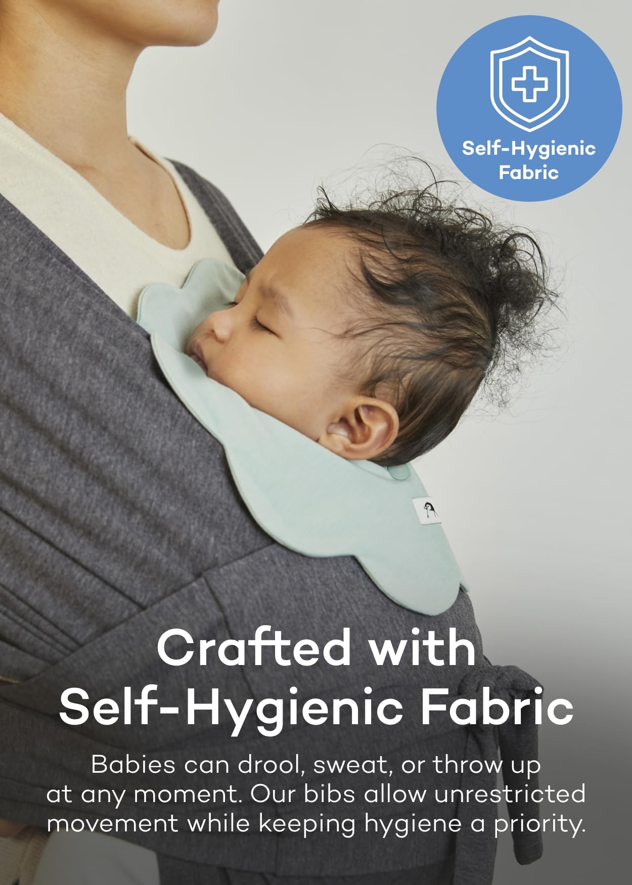 Konny baby bib 360 degree rotation feature