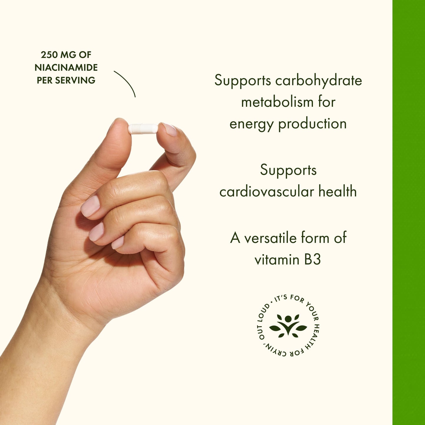 Swanson Niacinamide dietary supplement for cardiovascular wellness and joint health