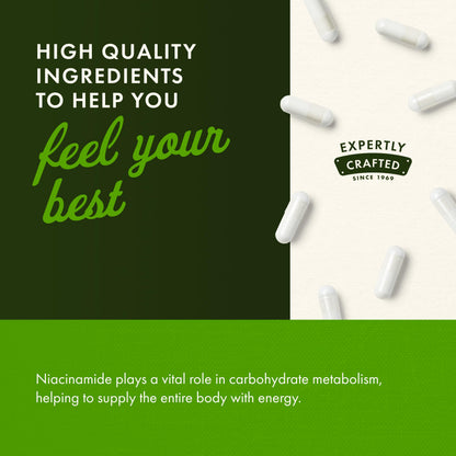 USA sourced Swanson Vitamin B3 capsules for Indian health consumers