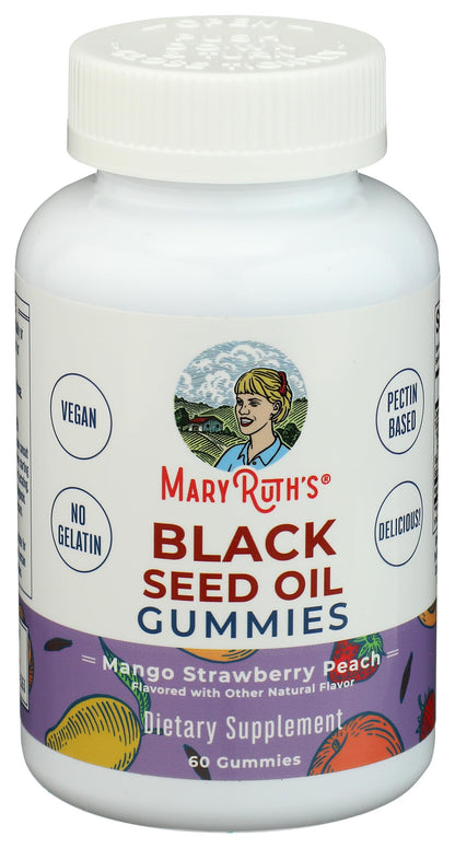 Authentic USA imported MaryRuth Organics health supplements container side label.