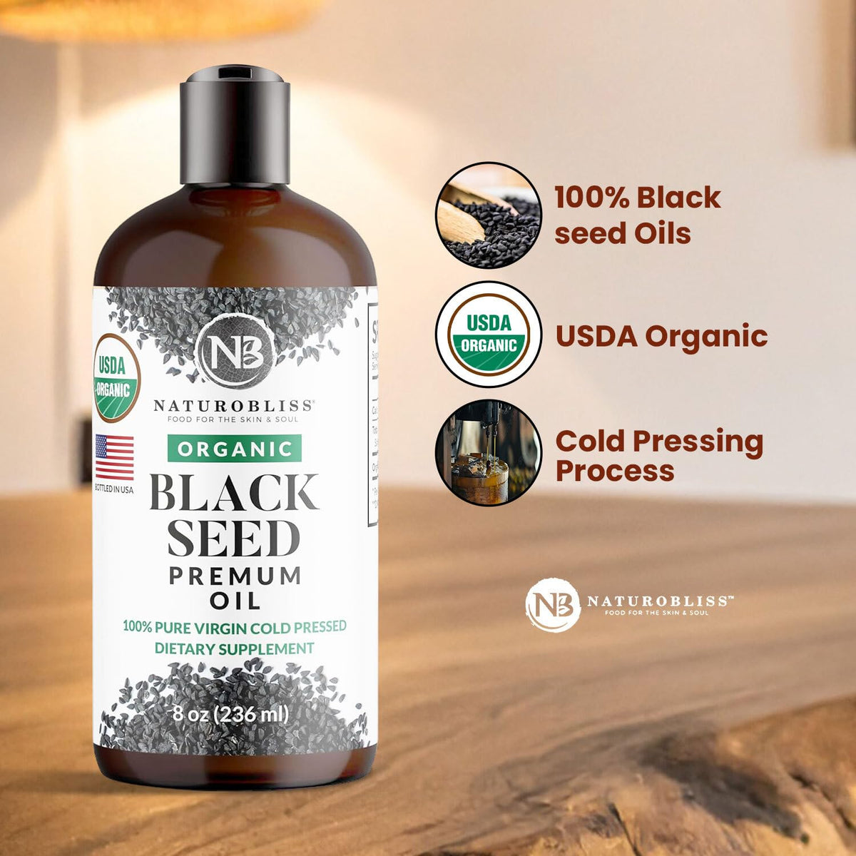 USDA organic certification seal on product packaging