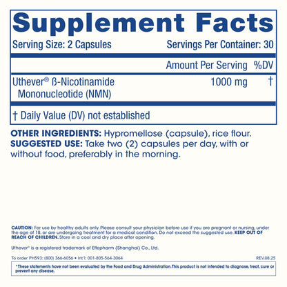 ProHealth Longevity NMN Pro 1000mg bottle angled view showcasing the authentic seal and pharmaceutical grade quality details