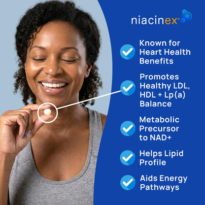 Niacinex extended time release health supplement bottle top