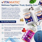 Vitamatic Niacinamide 500mg eight month supply bottle seal