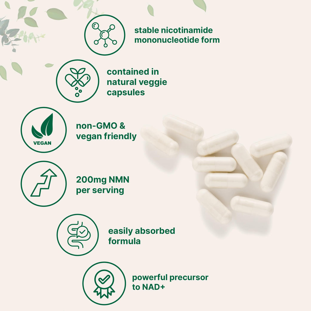 Micro Ingredients NMN NAD+ precursor supplement packaging