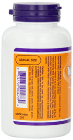 NOW Foods Vitamin B3 non flush capsules ingredient label close up