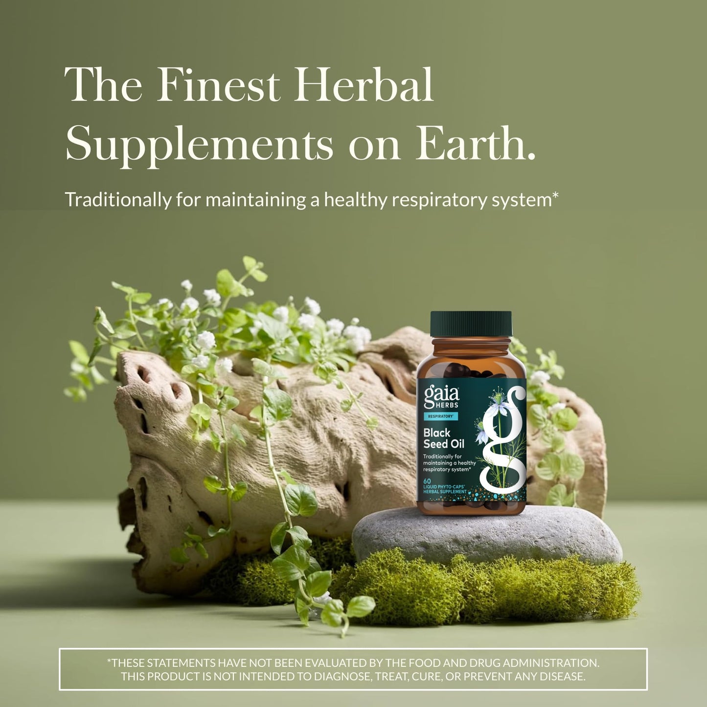 Gaia Herbs Black Seed Oil liquid Phyto capsules nutritional facts label