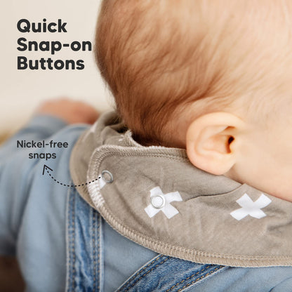KeaBabies 8-pack baby bibs packaging