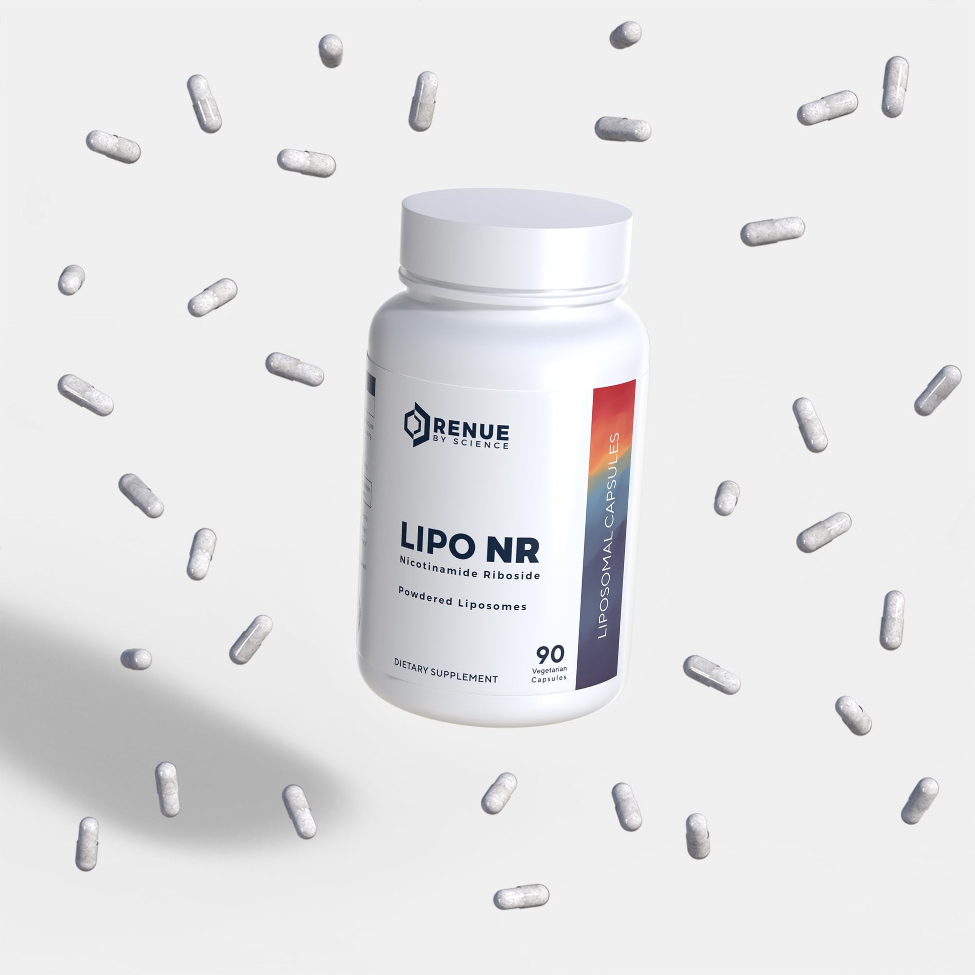 Protective seal and vegetarian acid resistant capsule details of Renue By Science Lipo NR.
