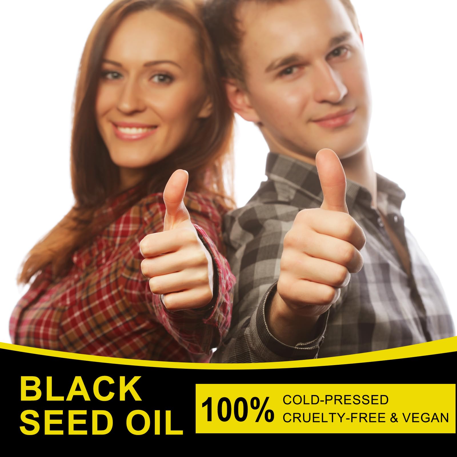 Yieegcm pure unrefined black seed oil used for joint massage application