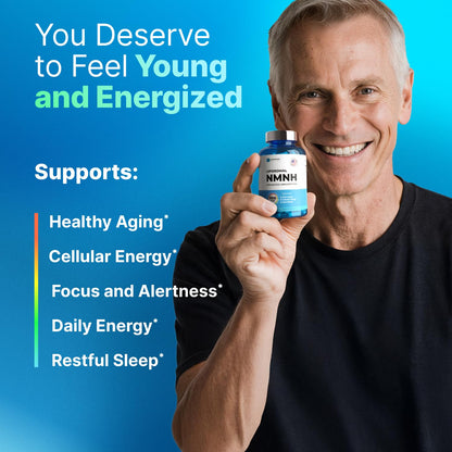 Premium NAD Plus booster alternative to NMN capsules for healthy anti aging support