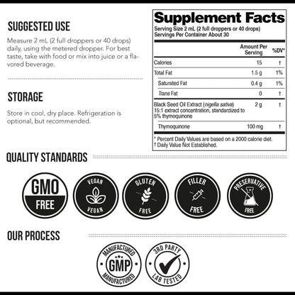 Triquetra Health liquid supplement showcasing the protective tamper evident seal.