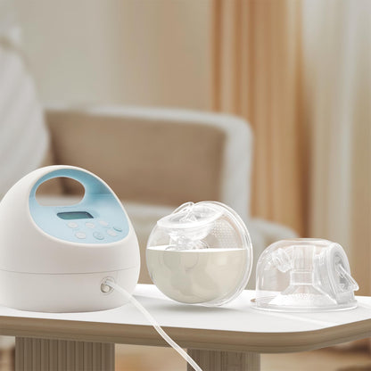Side profile of wearable breast milk collection cup